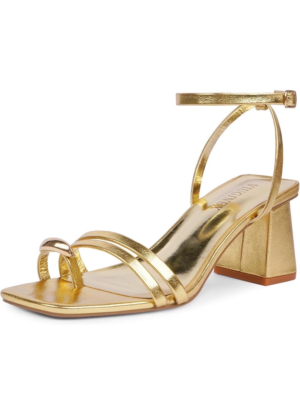 Women Square Open Toe 2.75-in Block Chunky Heels